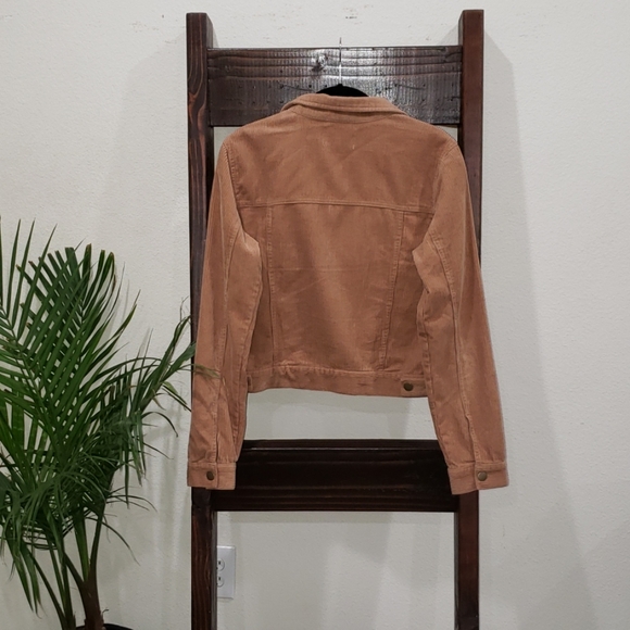 Corduroy Button Front Jacket - Picture 2 of 5